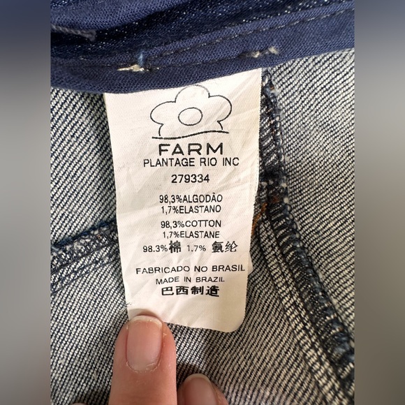 FARM Rio Denim Jumpsuit - Picture 9 of 12